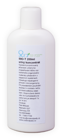 BIO-T 200ml silný koncentrát - Čistéodpady.cz